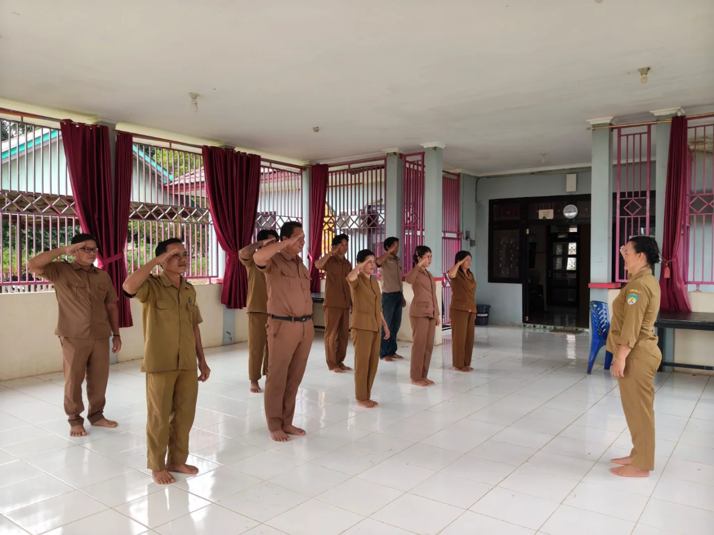 Apel Pagi Pemerintah Desa Rian 